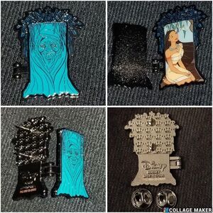 Loungefly Pin Grandmother Willow Hinged Pocahontas Flit Inside Tree Disney LF